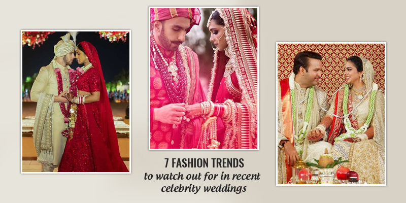 Fashion trends of celebrity weddings