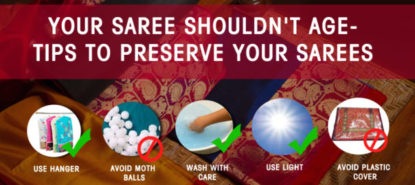 Tips to preserve sarees