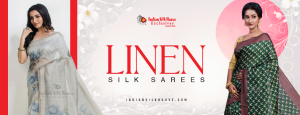 linen silk sarees