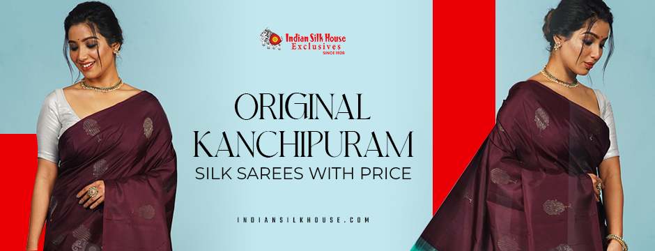 original Kanchipuram silk sarees with price