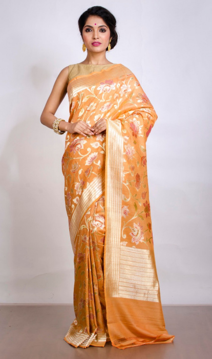 TUSSAR GEORGETTE SAREE