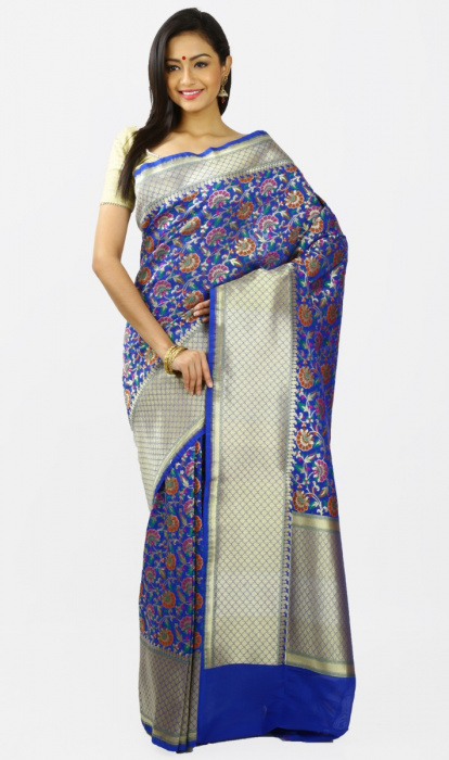 SILK-GEORGETTE SAREE