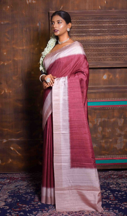 SEMI TUSSAR SAREE