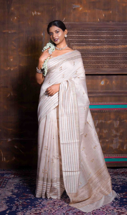 MUGA TUSSAR SAREE