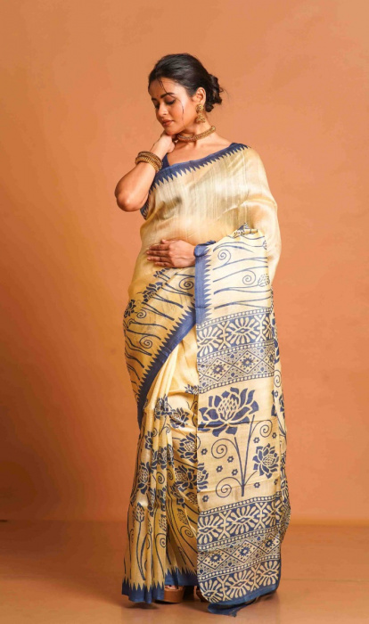 PRINTED SILK SAREE