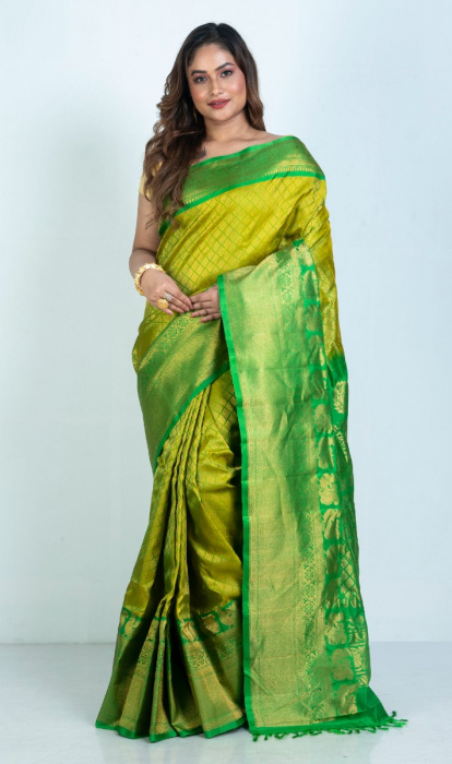 BROCADE GADHWAL SAREE