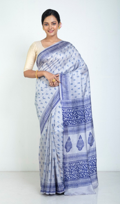 PRINTED SILK SAREE