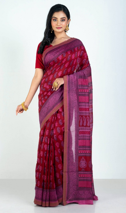 PRINTED COTTON SAREE