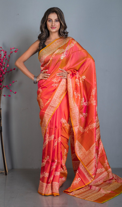 PRINTED SILK SAREE