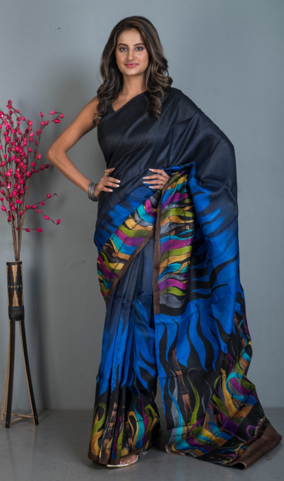 PRINTED SILK SAREE