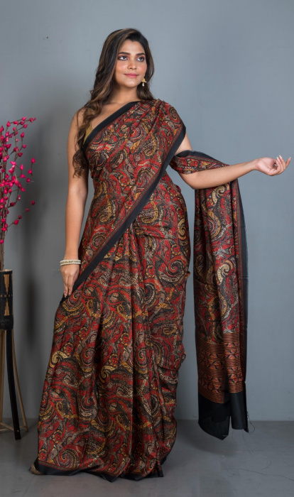 PRINTED SILK SAREE