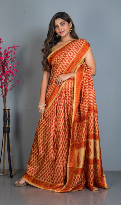 PRINTED SILK SAREE