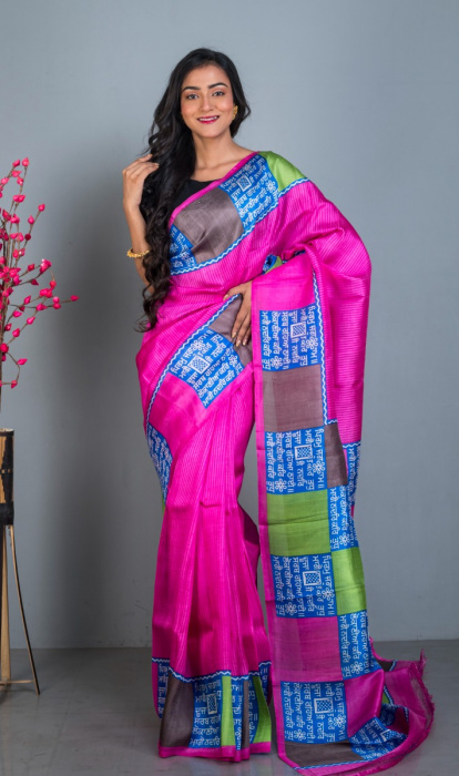 PRINTED SILK SAREE