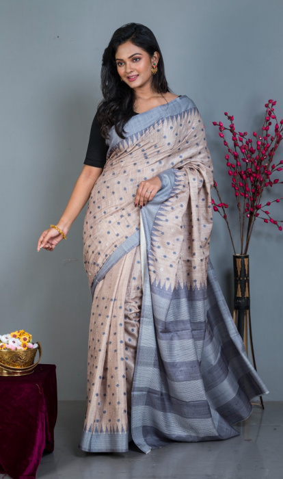 SEMI TUSSAR SAREE