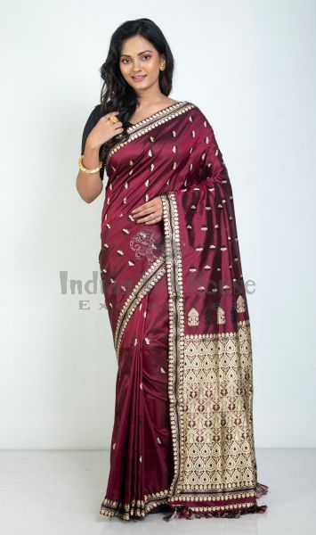 Indian Pakistani Sarees for Checkered Assam Silk Cotton Silk Saree | eBay-sgquangbinhtourist.com.vn