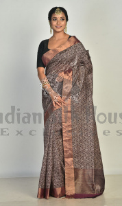 PRINTED TUSSAR SAREE