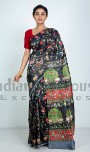 PRINTED SILK SAREE