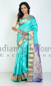 SILK GADHWAL SAREE