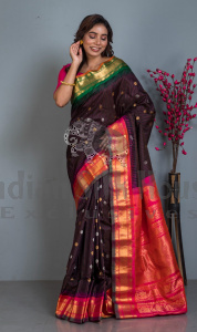 SILK GADHWAL SAREE